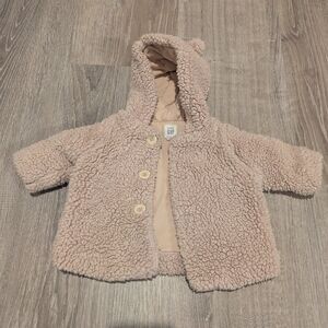 Cozy Beige Teddy Bear Kids Jacket
